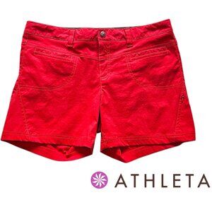 Athleta 12 Red Active Shorts